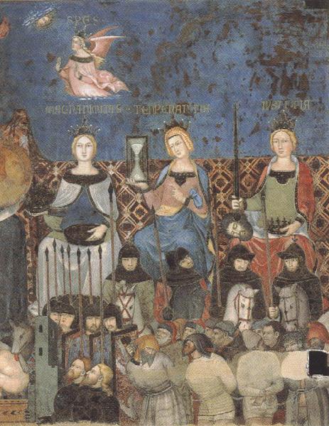 The Virtues of Good Government (mk39), Ambrogio Lorenzetti
